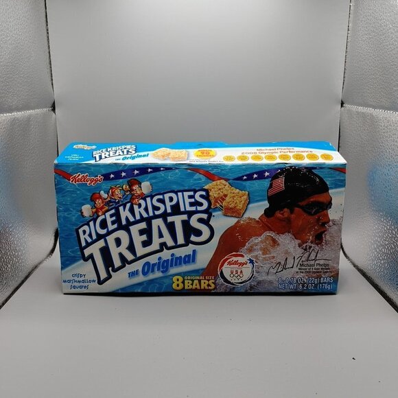 Michael Phelps 2008 Olympics Rice Krispies Treats (Box Only) - Picture 1 of 6